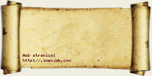 Isidora Vasiljev vizit kartica